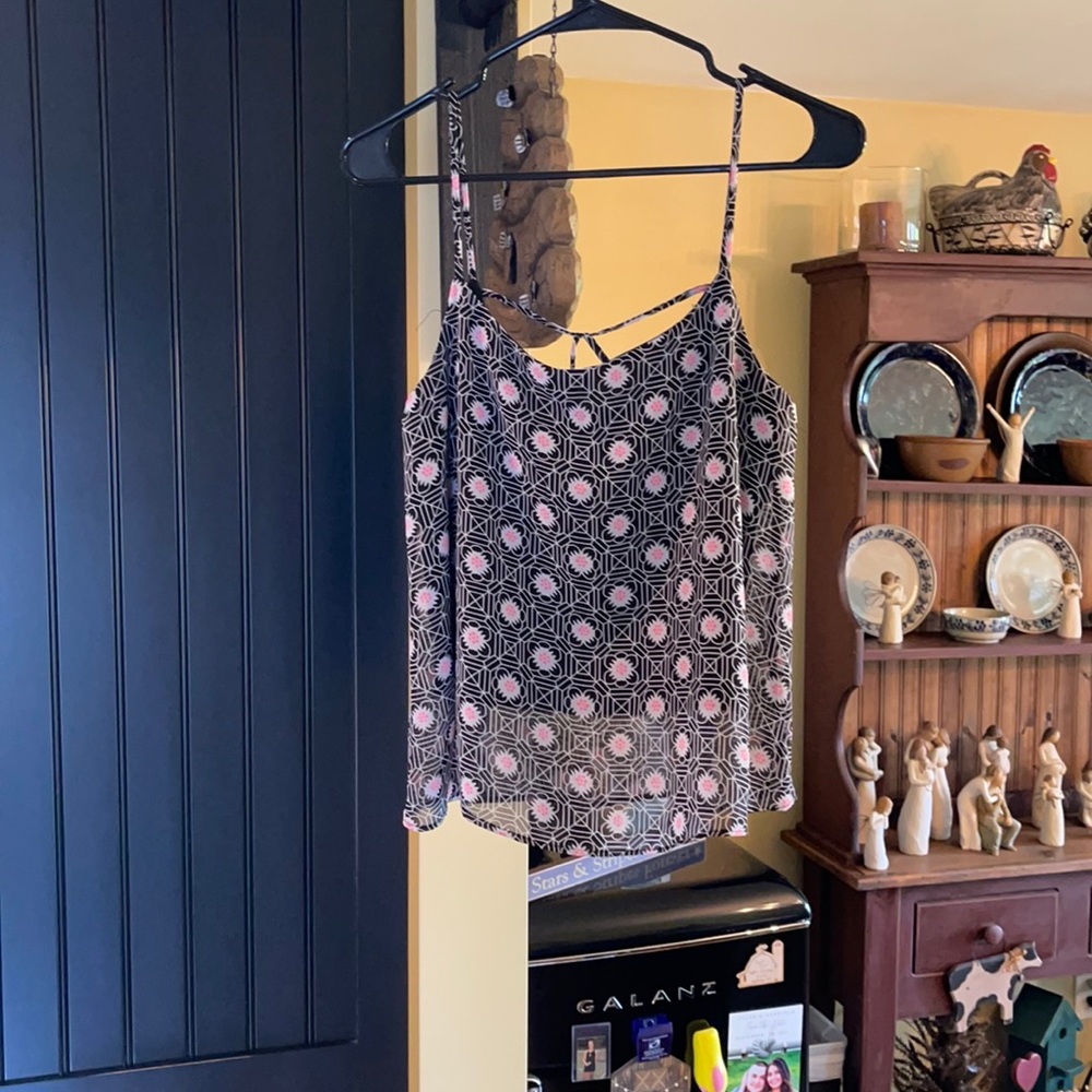 Multi-Patterned Flowy Tank Top